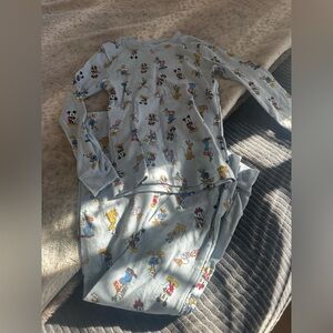 Janie and Jack Light Blue Disney Pajama Set
